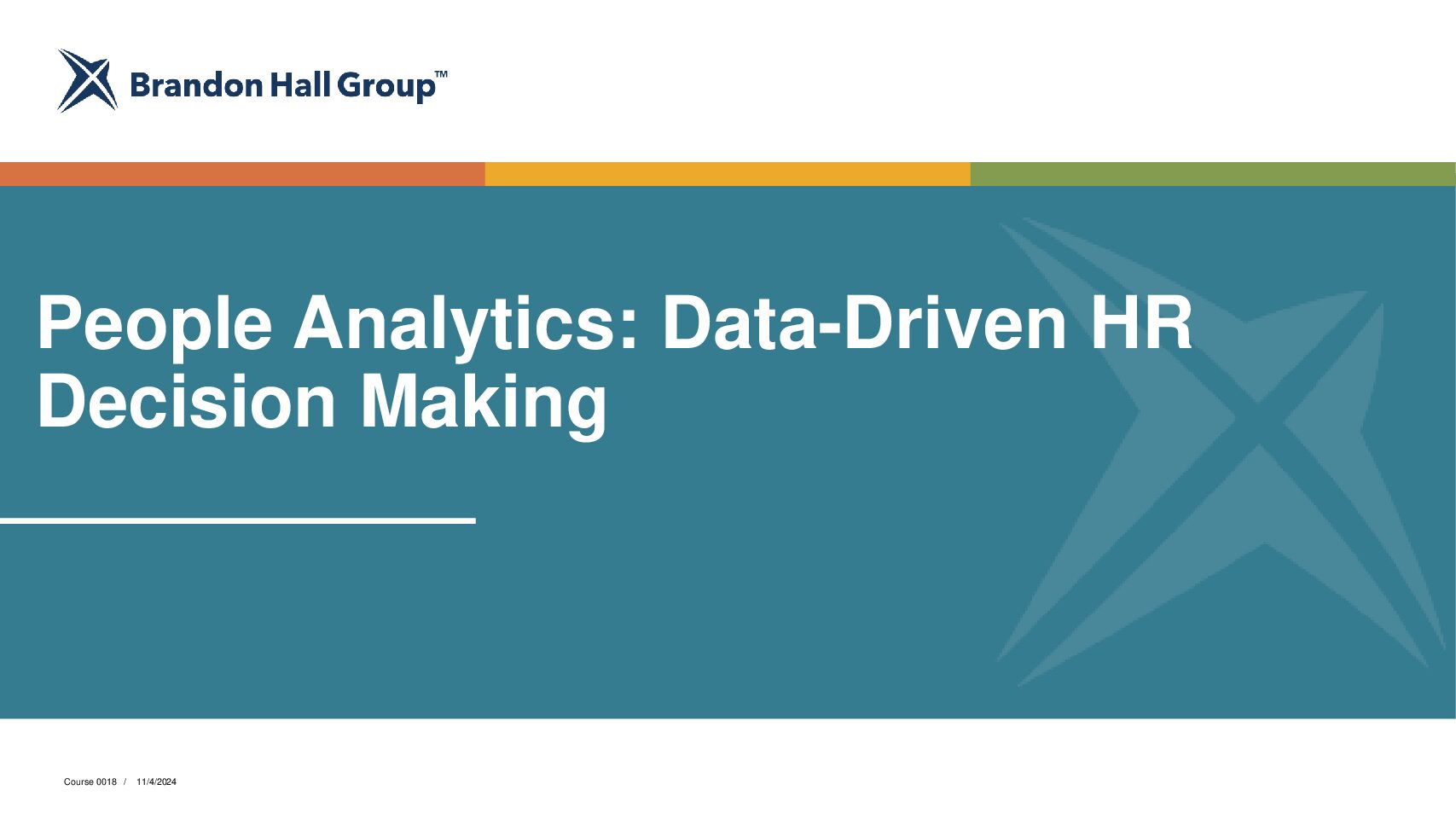 People Analytics: Data-Driven HR Decision Making 0018