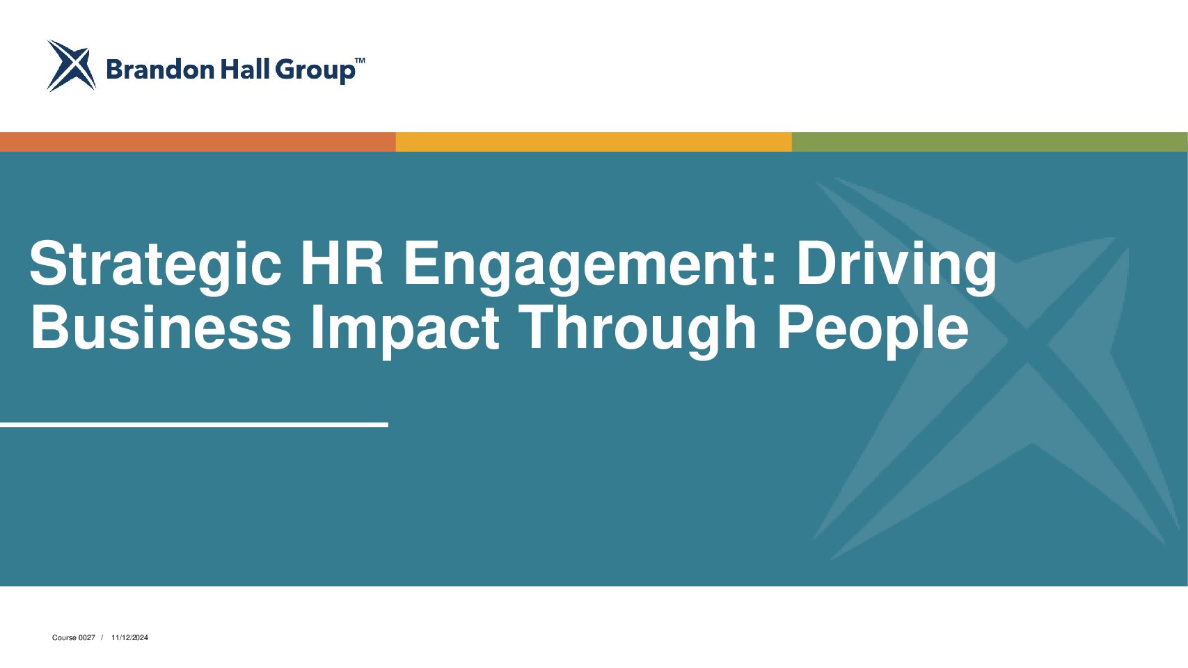 Strategic HR Engagement: Driving Business Impact Through People 0027