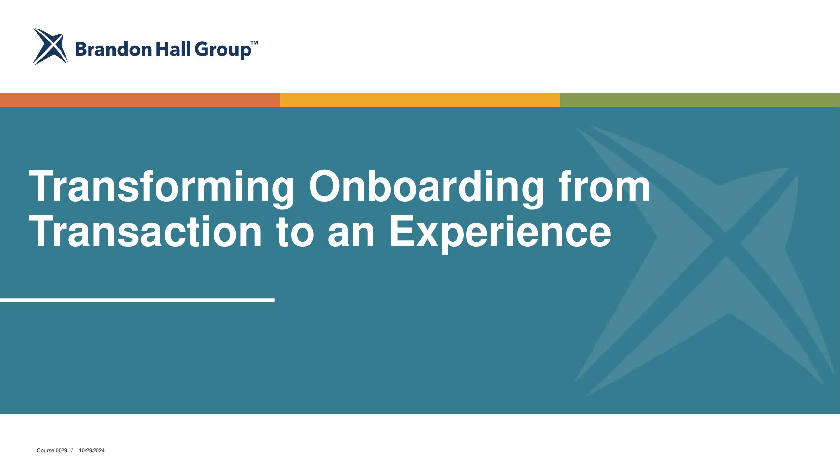 Transforming Onboarding from Transaction to an Experience 0029