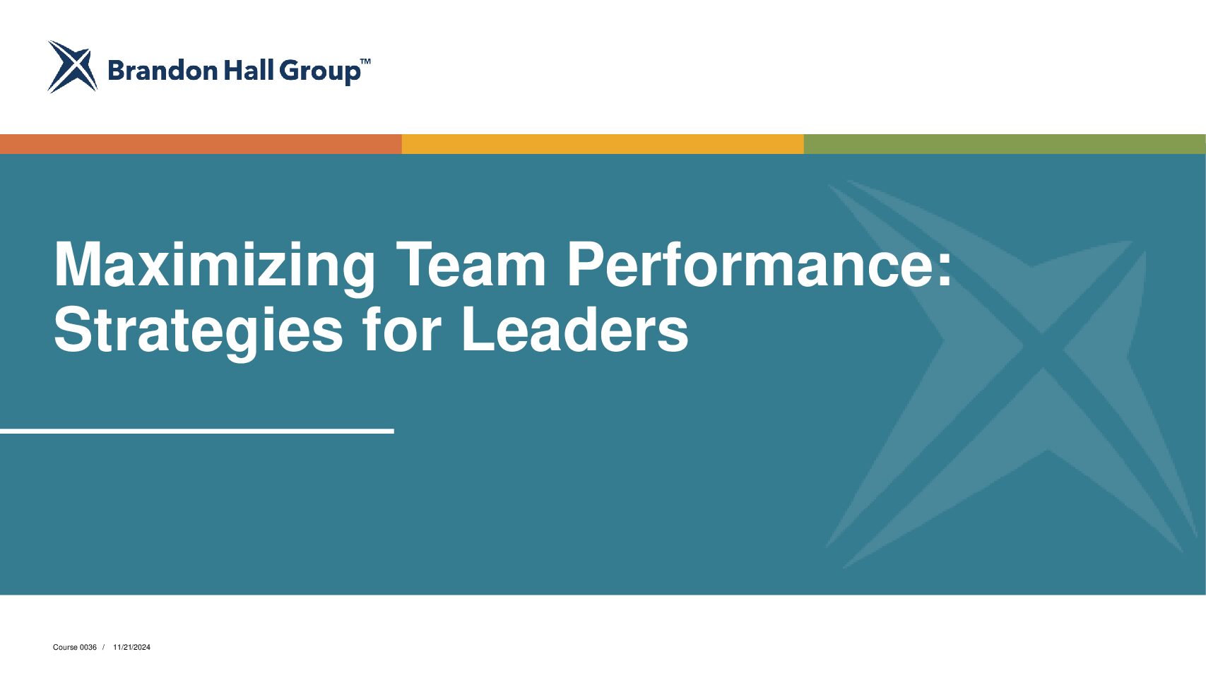 Maximizing Team Performance: Strategies for Leaders (0036)