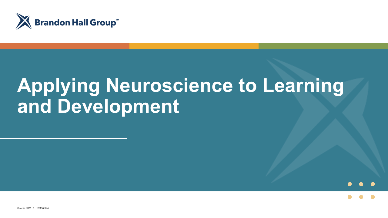 Applying Neuroscience to Learning and Development 0021