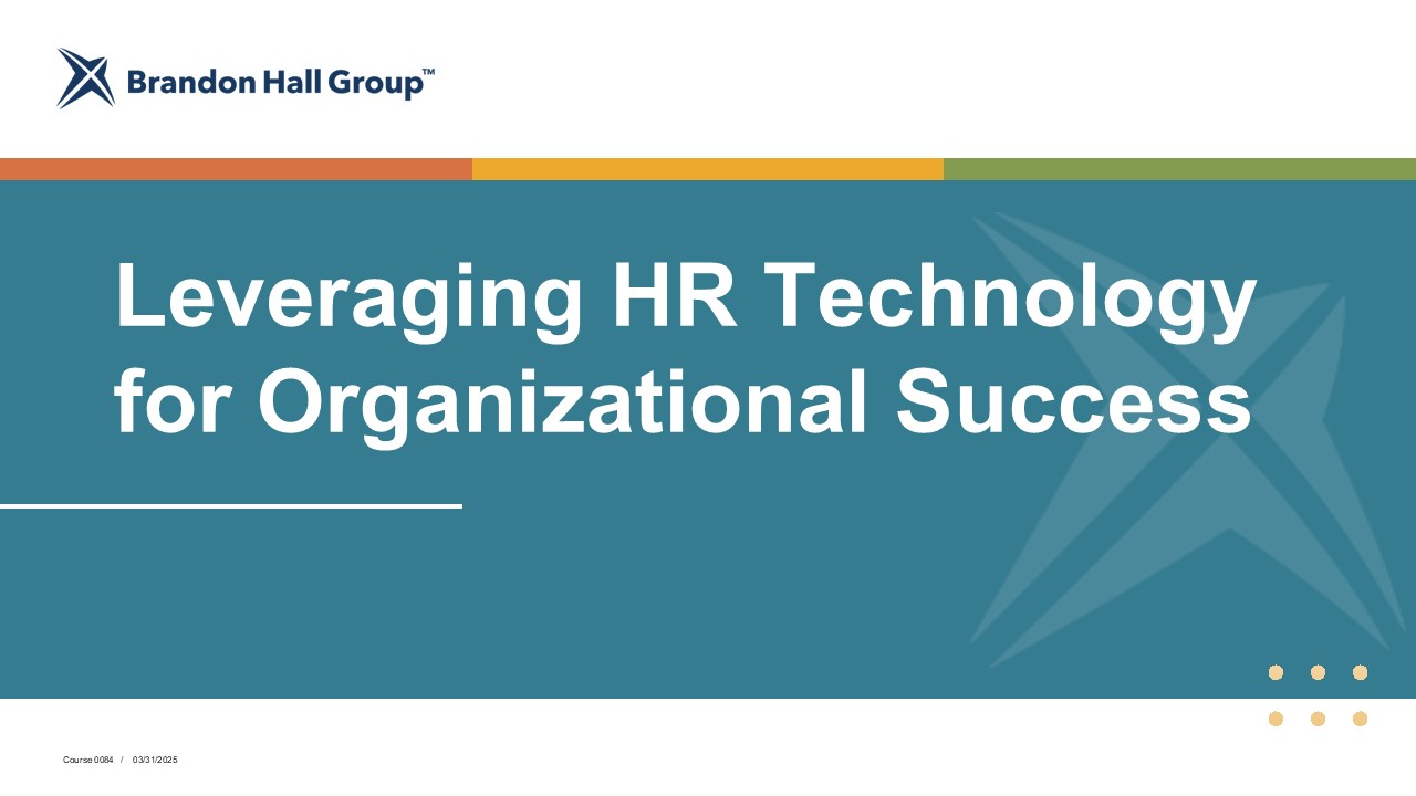 Leveraging HR Technology for Organizational Success