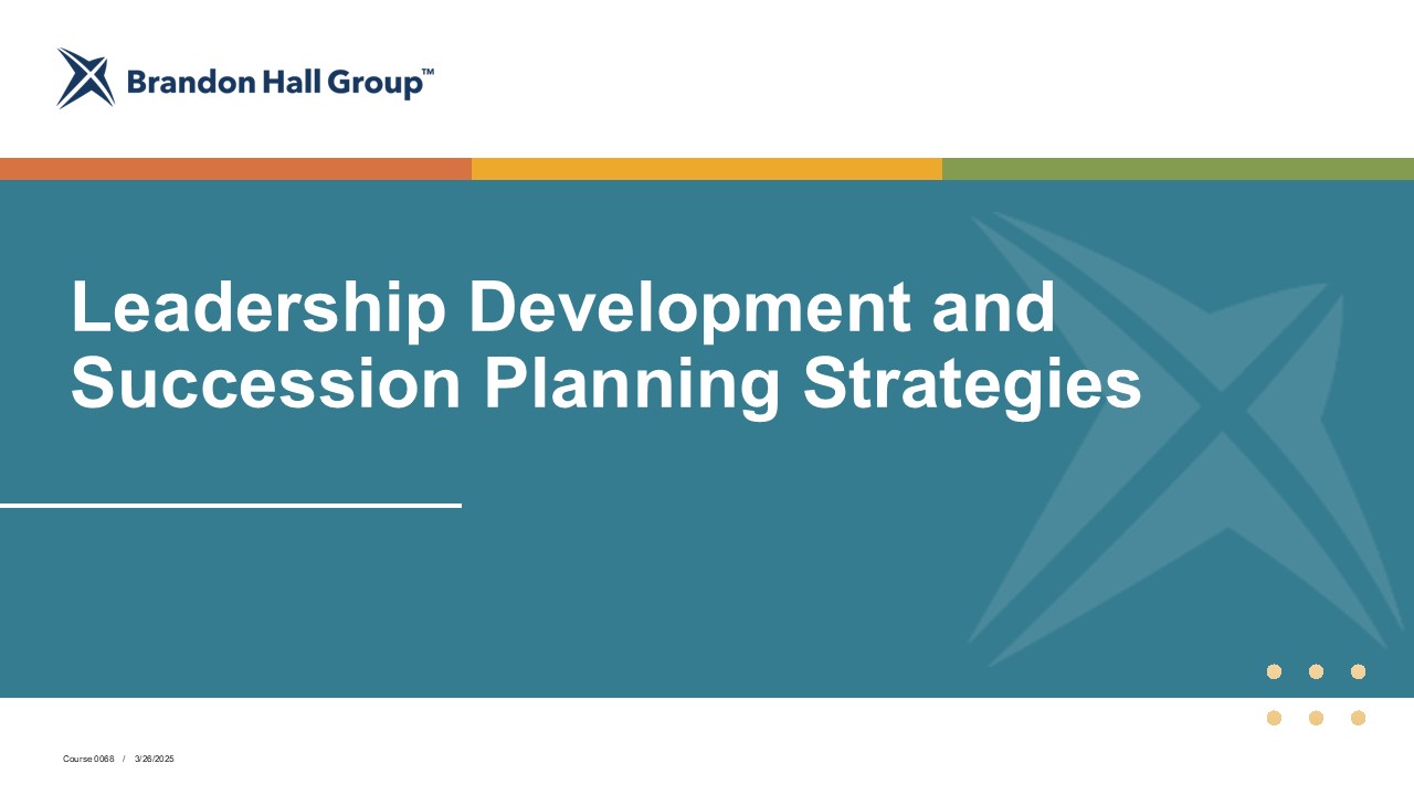 Leadership Development and Succession Planning Strategies