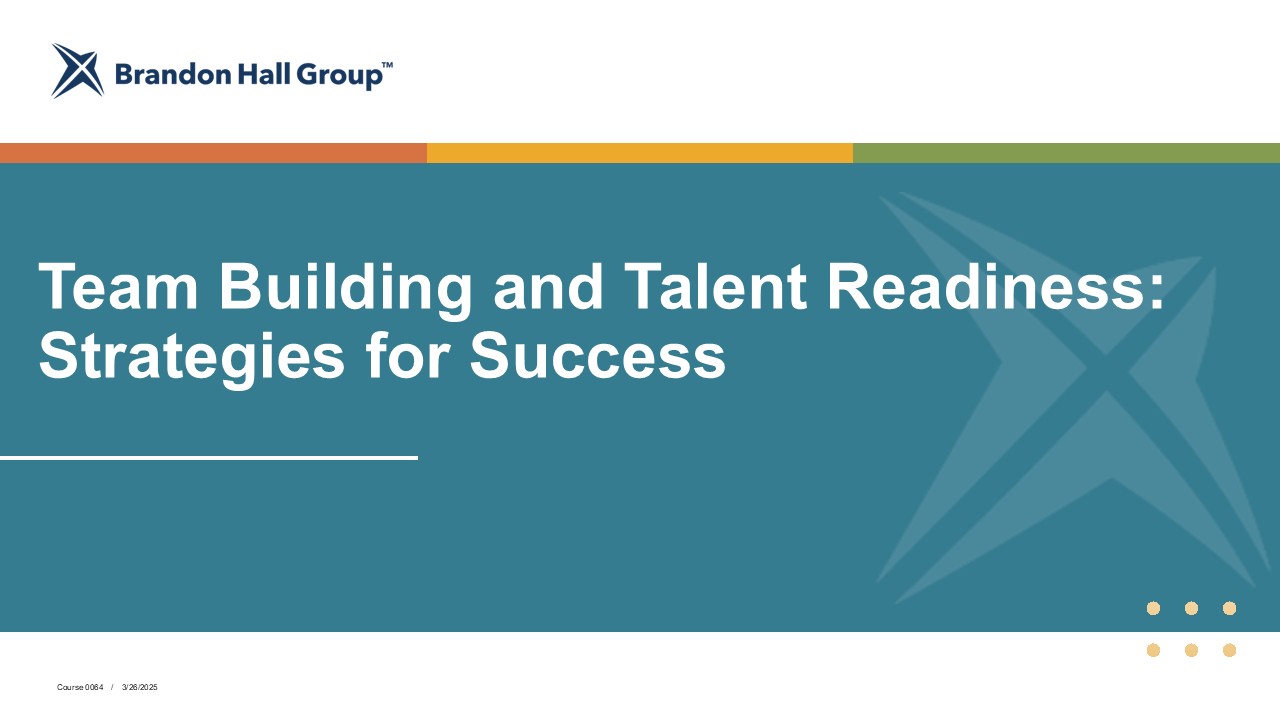 Team Building and Talent Readiness: Strategies for Success